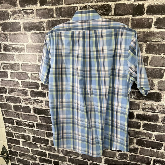 NWT Brooks Brothers Plaid Short Sleeve Regular Fit Shirt - Picture 7 of 9